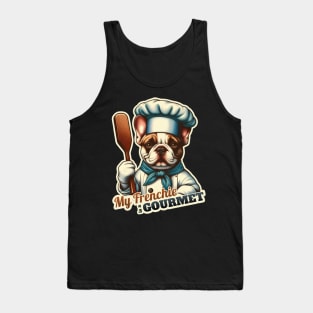 Chef french bulldog Tank Top